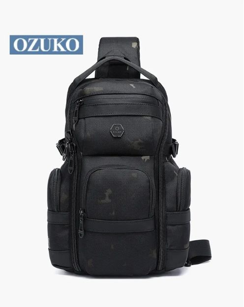 OZUKO 9808 Waterproof Mini Messenger Crossbody Sling Bag for Men