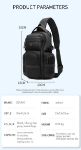 OZUKO 9808 Waterproof Mini Messenger Crossbody Sling Bag for Men