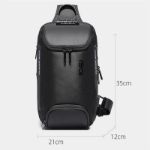 BANGE BG-7082 Anti-Theft Crossbody Bag with USB Port