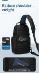 OZUKO 9805 Anti-Thief Lightweight Chest Crossbody Bag