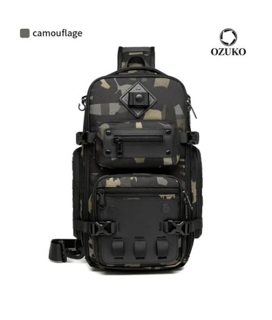 Ozuko 9585 Anti-Theft Waterproof Crossbody Laptop Sling Bag