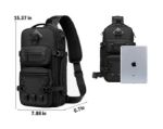 Ozuko 9585 Anti-Theft Waterproof Crossbody Laptop Sling Bag