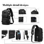 Ozuko 9585 Anti-Theft Waterproof Crossbody Laptop Sling Bag