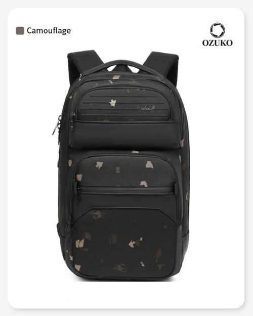 OZUKO 9849 Unisex Waterproof Laptop Backpack