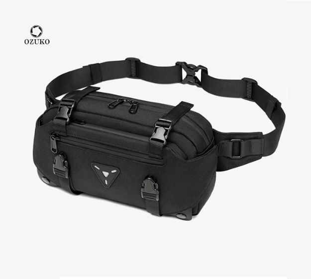 Ozuko 9567 Waterproof Anti-Theft MTB Cycling Waist & Chest Bag