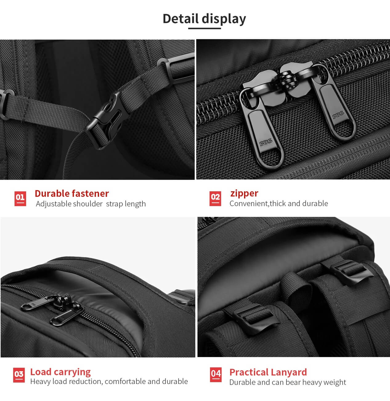 Ozuko 9386 Waterproof Laptop Backpack-airDeal.com.bd