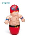 INTEX 3D Portable Inflatable Punching Bag for Kids-Fighter