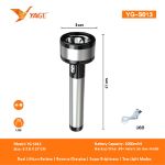 YAGE YG-S013 Adjustable Brightness Rechargeable LED Flashlight -3000mAh