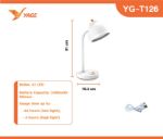 YAGE YG-T126 Portable LED Desk Lamp Adjustable Study Light