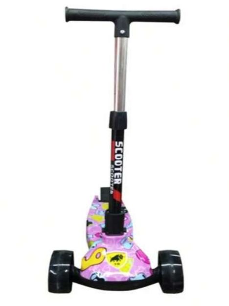3-Wheel Kids Kick Scooter – Pink