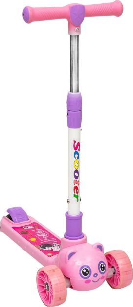 3-Wheel Kids Kick Scooter – Pink