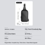 Mark Ryden MR8518 UrbanShield Anti-Theft USB Charging Sling Bag