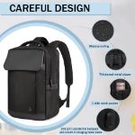 Golden Wolf GB00595  Flight-Approved Business & Travel 15.6" Laptop Backpack