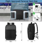 Golden Wolf GB00595  Flight-Approved Business & Travel 15.6" Laptop Backpack