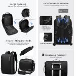 OZUKO 9490S USB Multifunction Waterproof Laptop & Travel Backpack