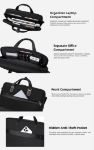 Arctic Hunter GWB00899 2-in-1 Premium Laptop Briefcase Sling Bag