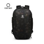 Ozuko 9216 New Shoe Bags Travel Logo Lightweight Backpack Men Water Proof Custom Laptop Bag