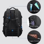 OZUKO 9082 UrbanShield Waterproof Laptop Backpack with USB Port