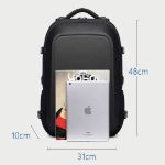 OZUKO 9082 UrbanShield Waterproof Laptop Backpack with USB Port