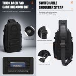 OZUKO 9879 UrbanShield Water-Resistant Sling Backpack
