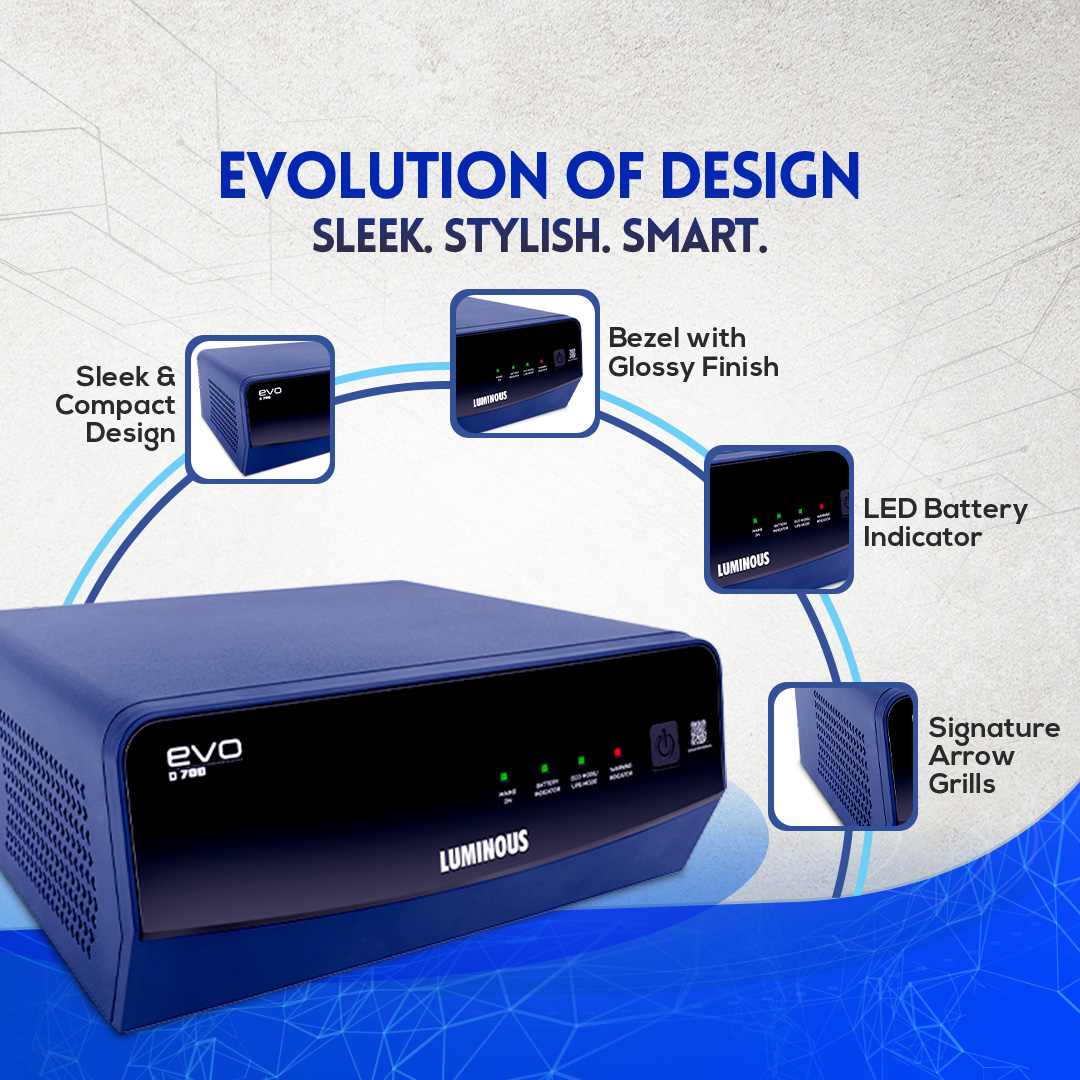 Luminous EVO D 700 600VA IPS Inverter Price BD-airDeal.com.bd