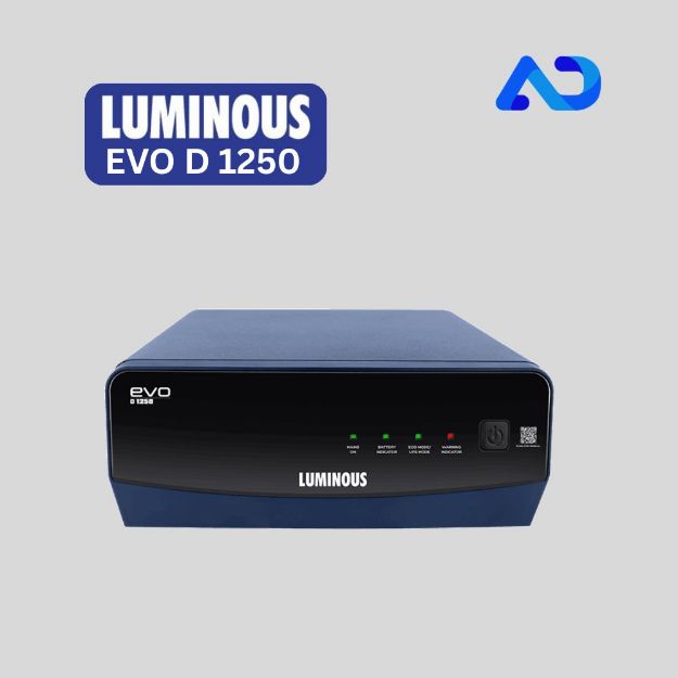 Luminous EVO D 1250 1100VA Smart IPS Inverter-12V-Single Battery