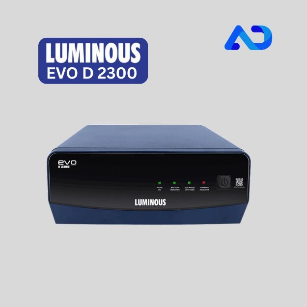 Luminous EVO D 2300 2000VA Smart IPS Inverter-24V-Double Battery
