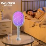 Weidasi WD-959 Dual-Mode Rechargeable Mosquito Swatter with UV Lure Light