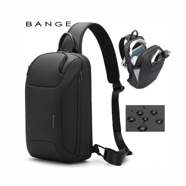 BANGE BG-8031 Men Chest Bag Business Duty Large Capacity Shoulder Crossbody Bag