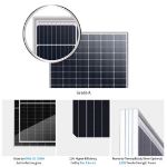 Micro Sun Half-Cell Double Glass Solar Panel – High Efficiency PV Module -300W 