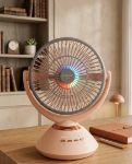 JYSuper JY-2570 Professional 6 Battery Rechargeable Portable Table Fan