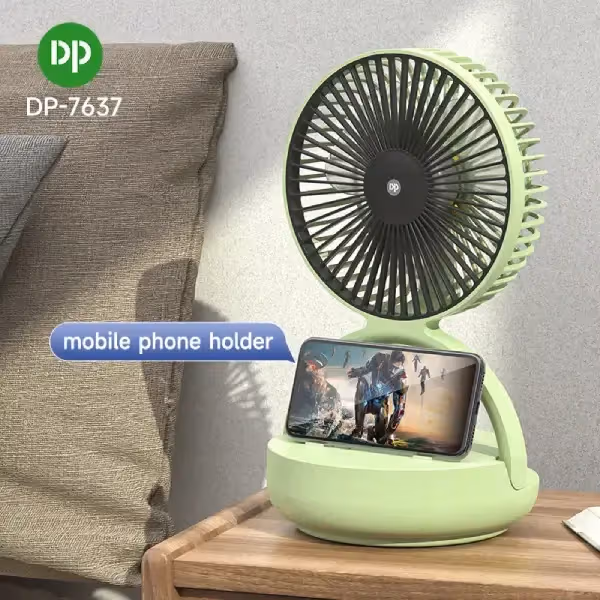 duration-power-dp-7637-automatic-rotating-rechargeable-folding-table-fan-8000mah-long-backup-led-portable-fan