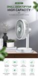 duration-power-dp-7627-rechargeable-portable-usb-fan-with-led-light-4000mah