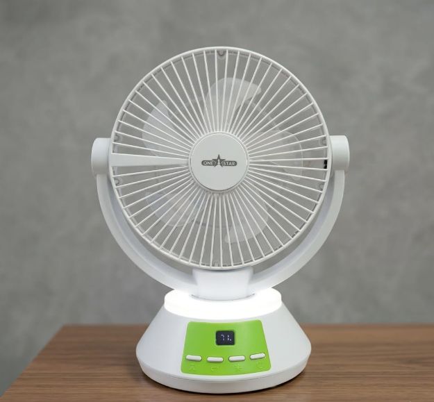 one-star-os-2570d-9000mah-mini-rechargeable-fan-with-digital-display