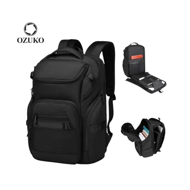 OZUKO 9799 Waterproof Business Laptop Backpack 26L for 15.6" Laptop & Travel