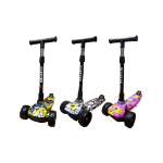 Picture of Adjustable LED Scooter 3 Wheel Lean to Steer Kids Scooter
