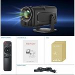 Picture of HY320 Mini Smart Android 13 Full HD Projector with 180° Rotatable Stand & Auto Keystone