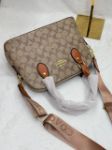 Picture of Coach Signature Monogram Dome Crossbody Replica Handbag