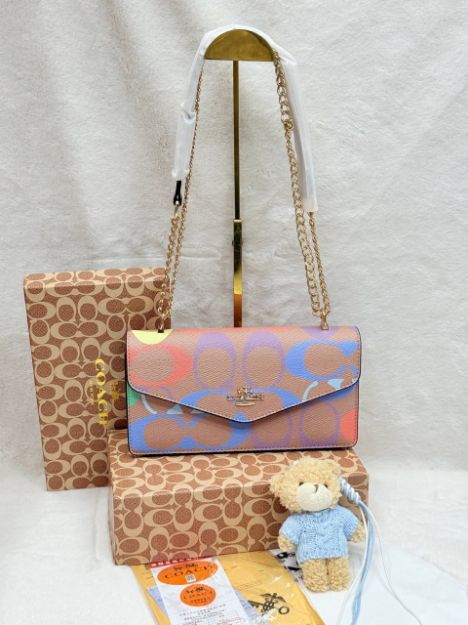 Picture of Coach Signature Compact Crossbody Handbag Replica