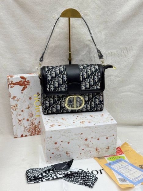 Picture of Luxury Monogram Oblique Flap Shoulder Bag with CD Gold Hardware
