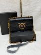 Picture of Modern Oblique Canvas Shoulder Bag with CD Gold Clasp