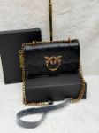 Picture of Modern Oblique Canvas Shoulder Bag with CD Gold Clasp