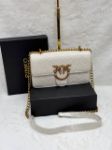 Picture of Modern Oblique Canvas Shoulder Bag with CD Gold Clasp
