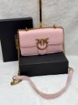 Picture of Modern Oblique Canvas Shoulder Bag with CD Gold Clasp