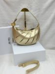Picture of Crescent Pleated Sculptural Shoulder Bag