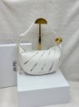 Picture of Crescent Pleated Sculptural Shoulder Bag