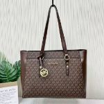 Picture of Aura Luxe Signature Canvas & Leather Tote