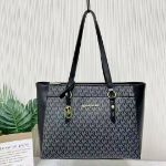 Picture of Aura Luxe Signature Canvas & Leather Tote