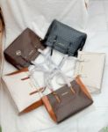 Picture of Aura Luxe Signature Canvas & Leather Tote