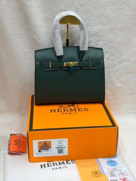 Picture of Luxury Birkin Style Premium Textured Leather Handbag for Women